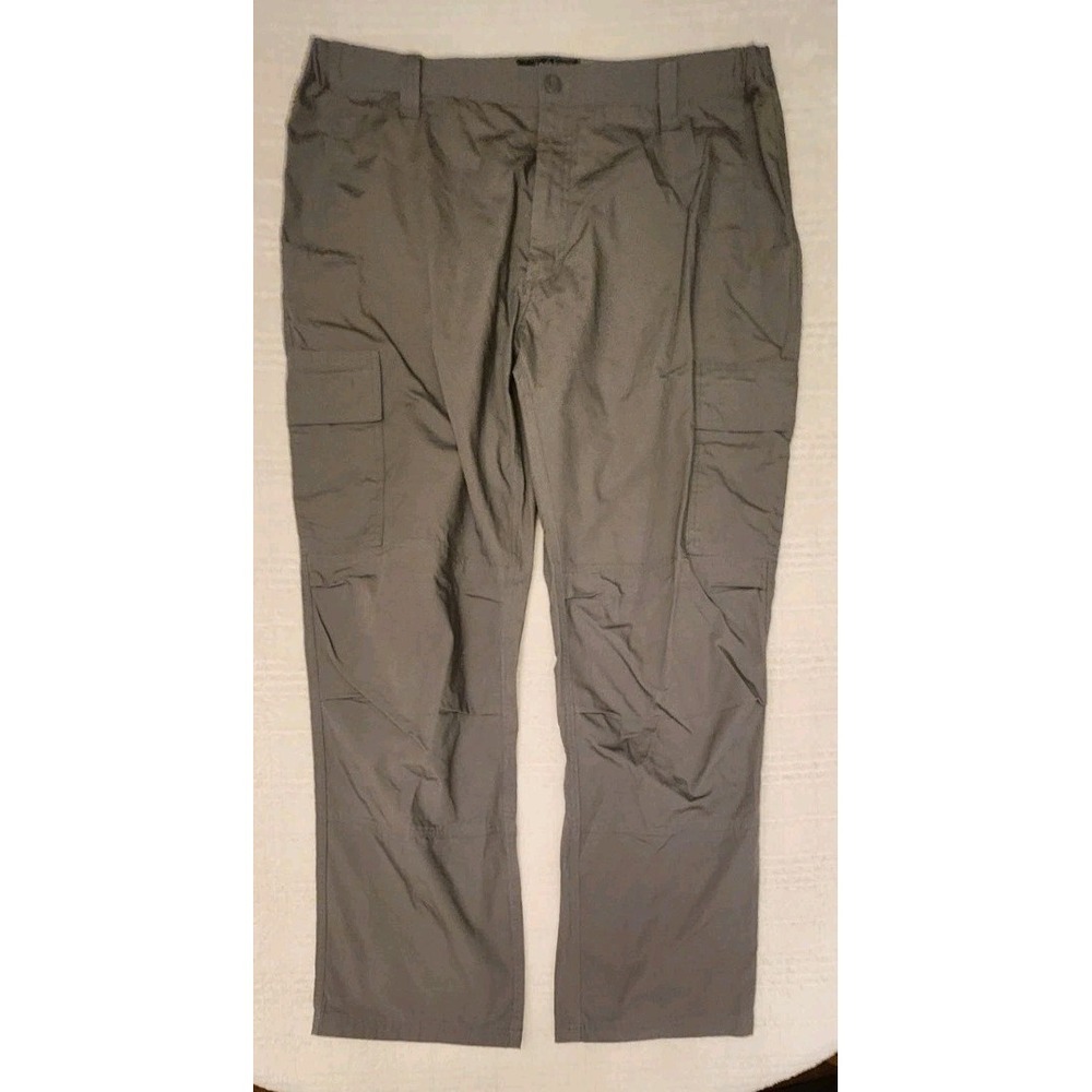 Lapg Mens Gray Flat Front Urban Tactical Cargo‎ Pant Size 40 x 32